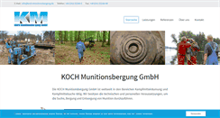 Desktop Screenshot of koch-munitionsbergung.de